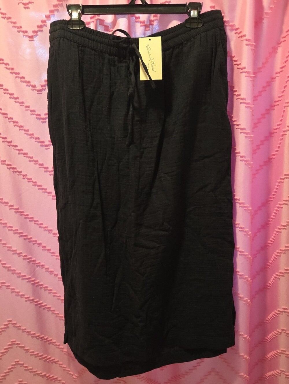 Womens XXL Black Cotton Skirt. Universal Threads, TARGET. NWT